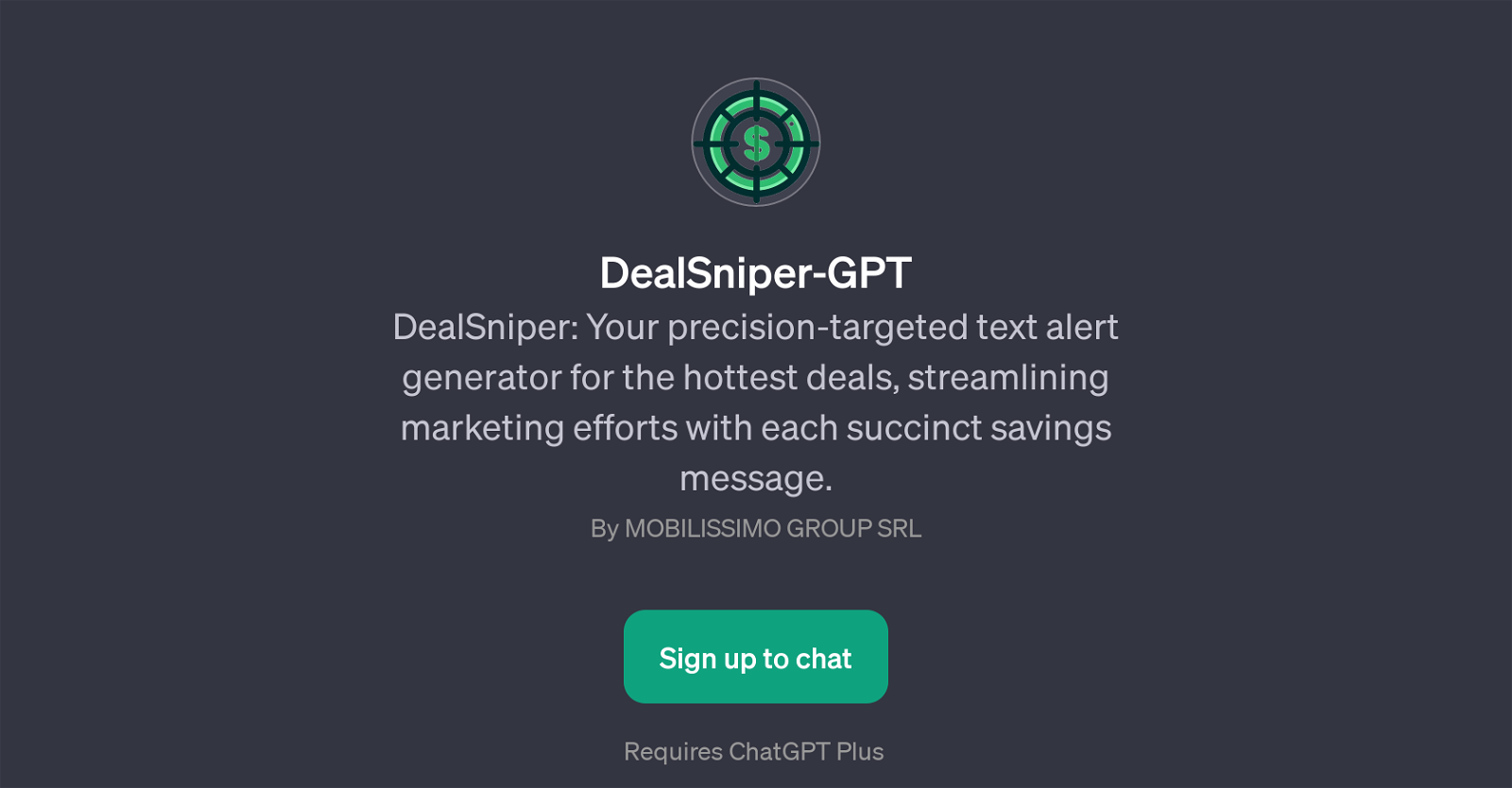 DealSniper-GPT website