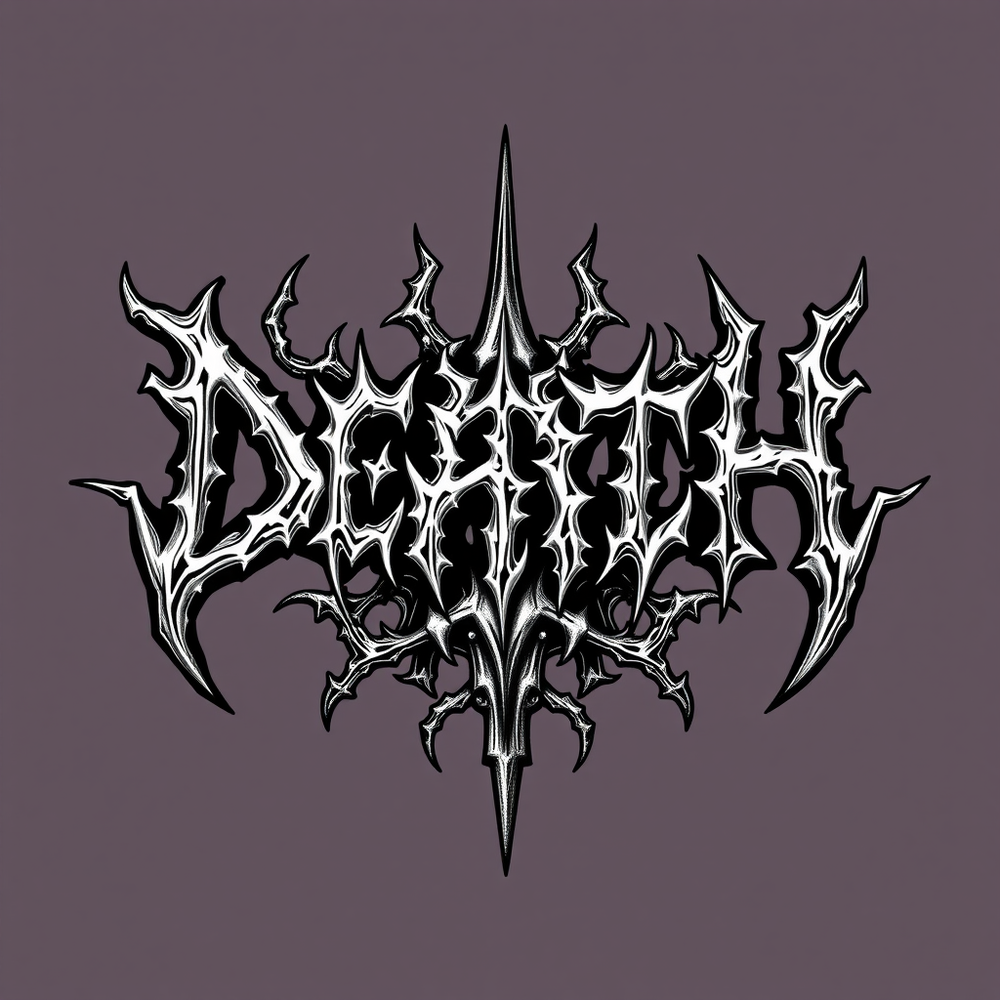 death metal logo website