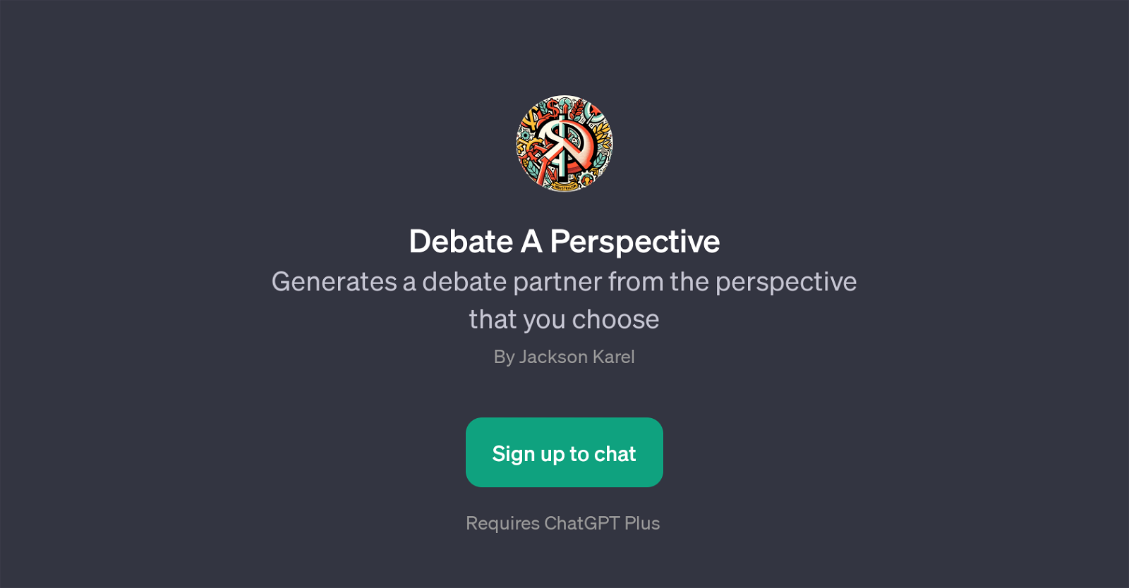 Debate A Perspective website
