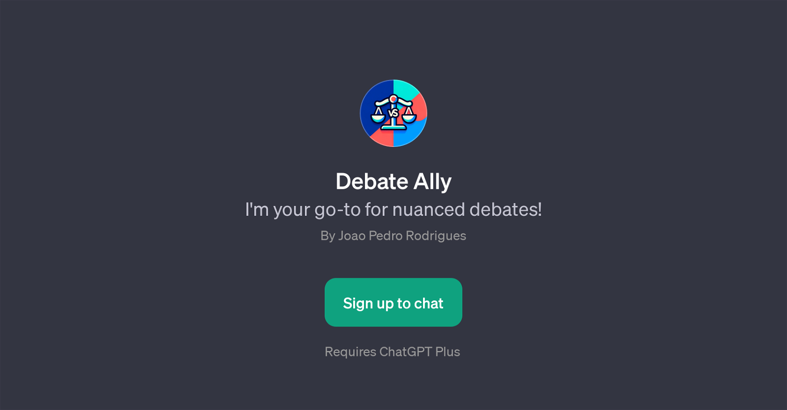 Debate Ally website