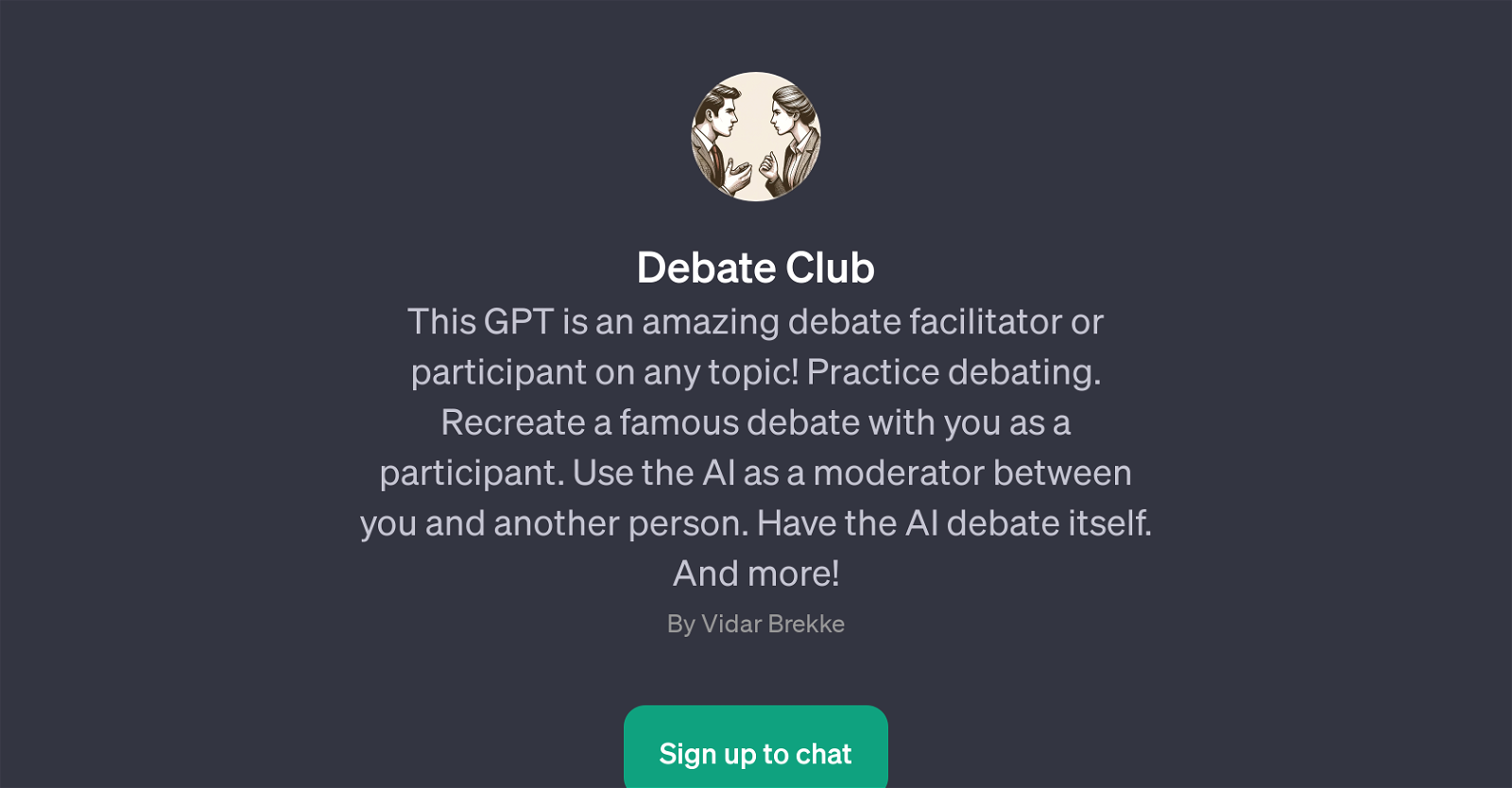 Debate Club website