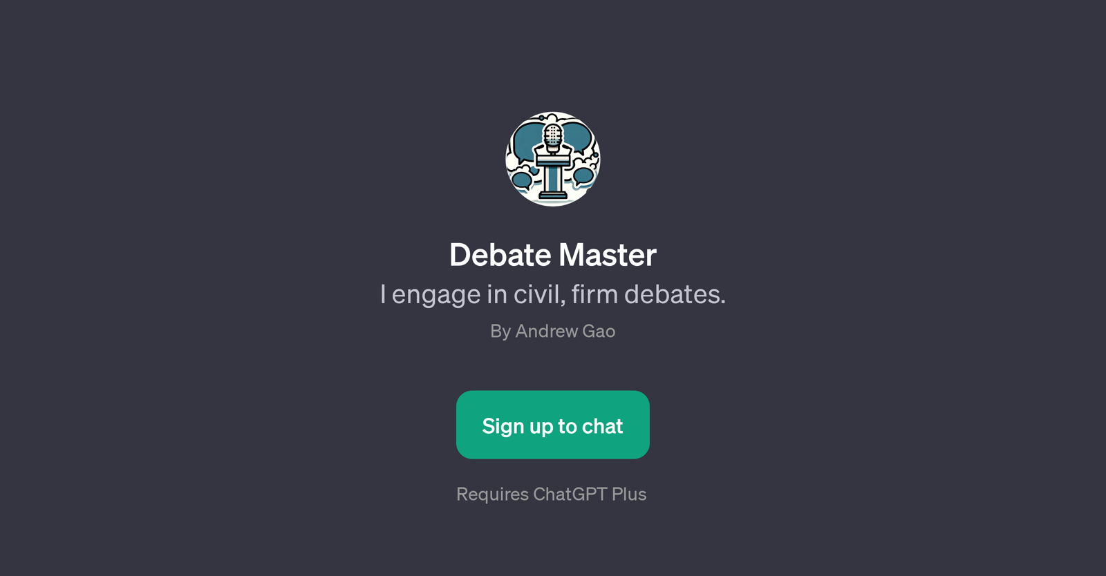 Debate Master website