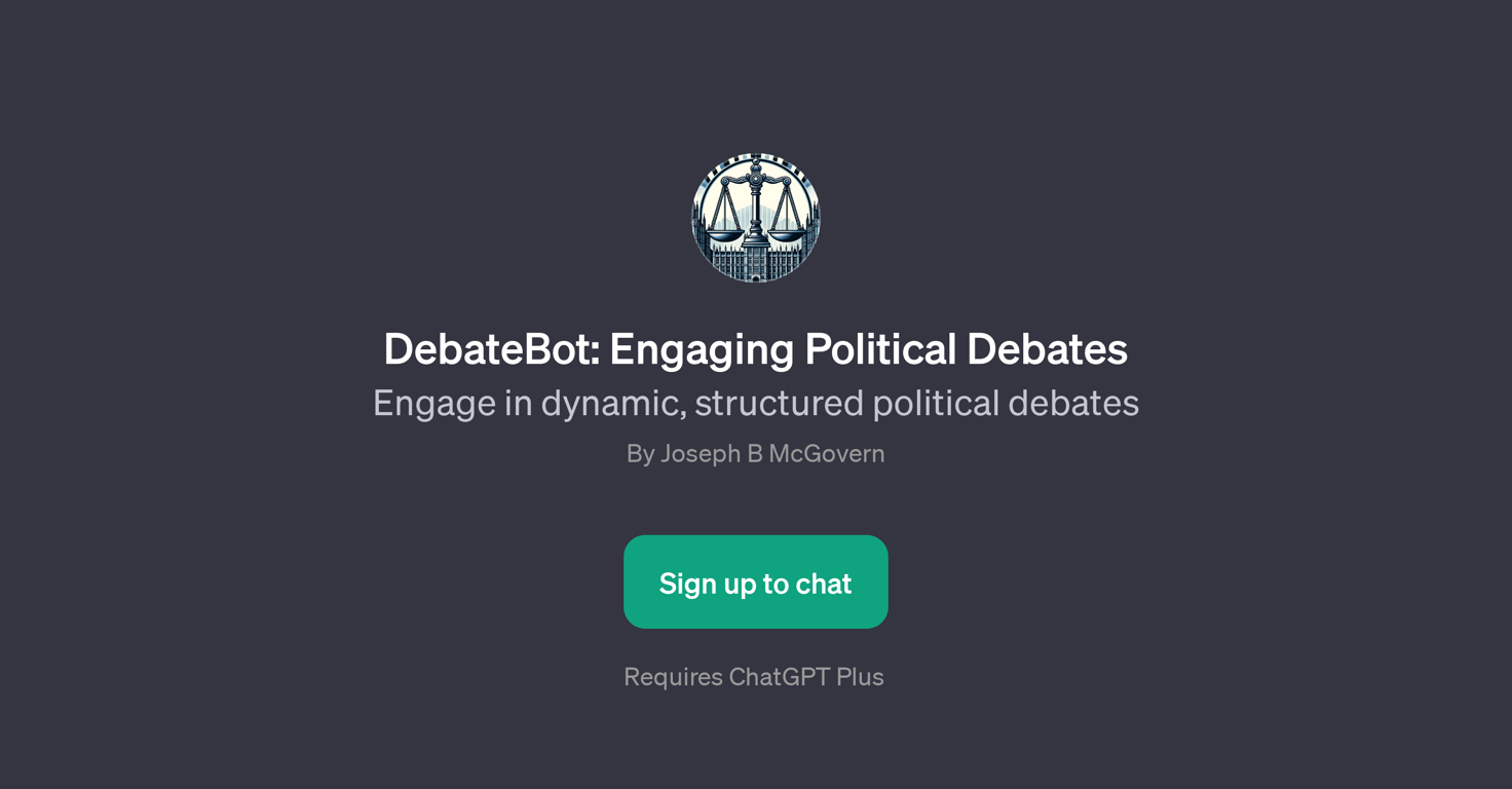 DebateBot website