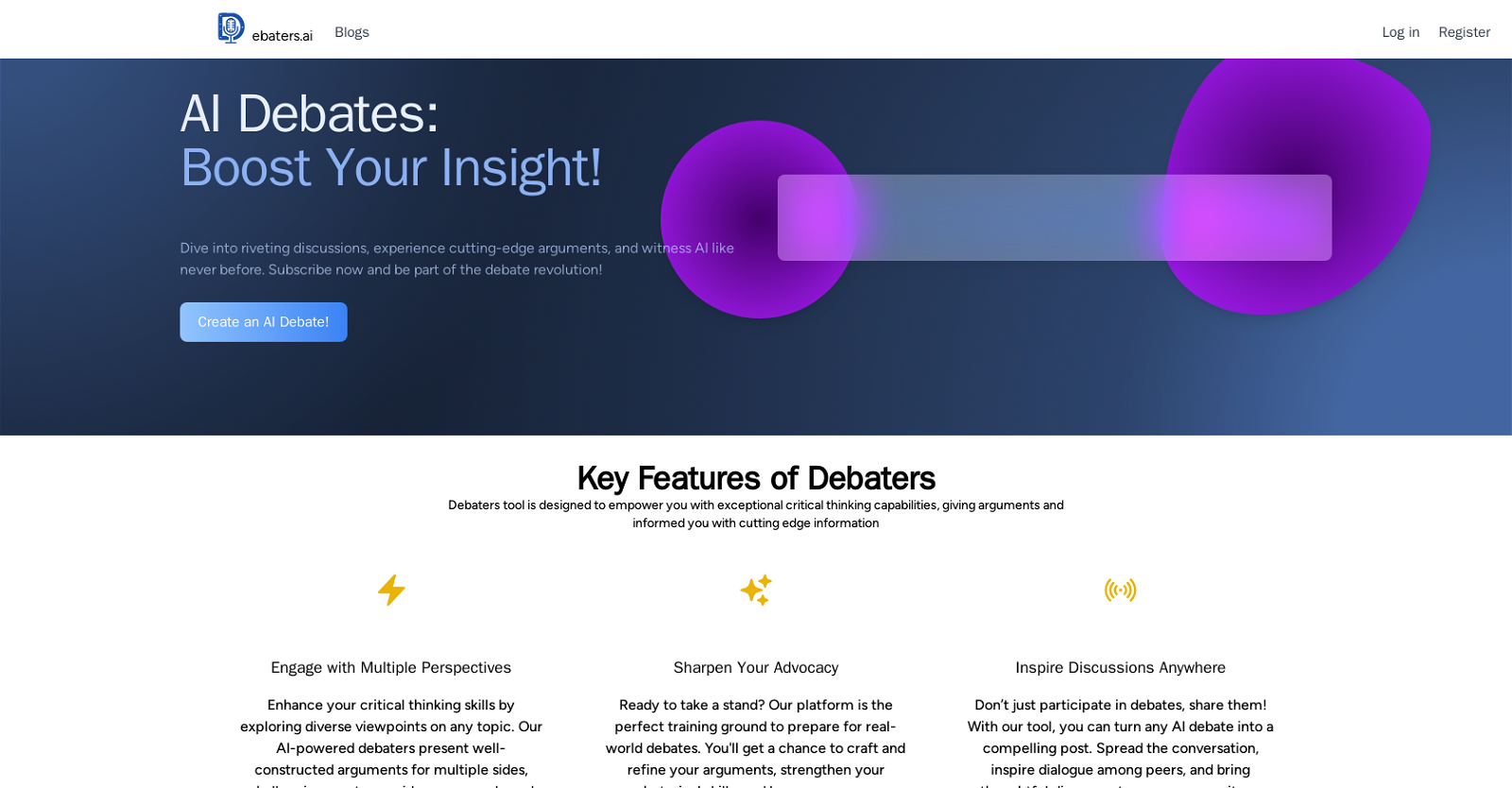 Debaters website