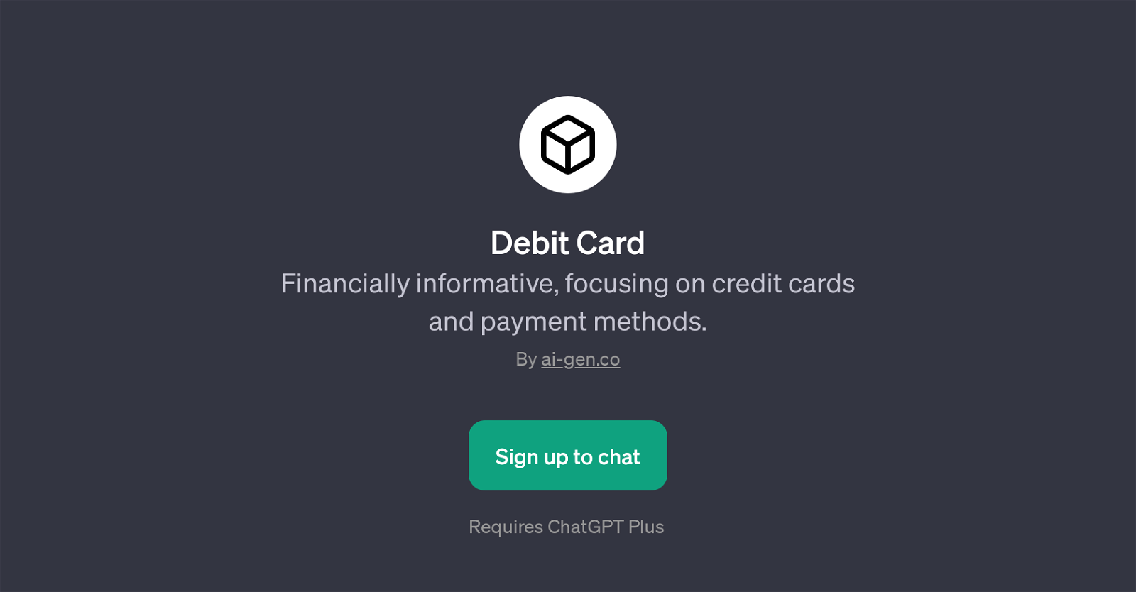 Debit Card website