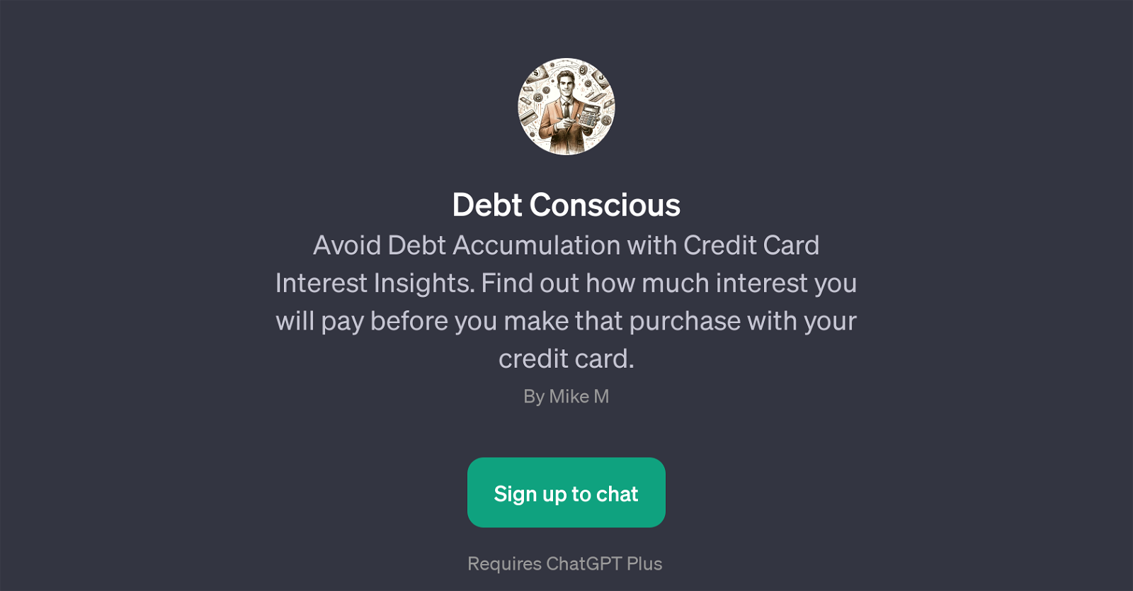Debt Conscious website