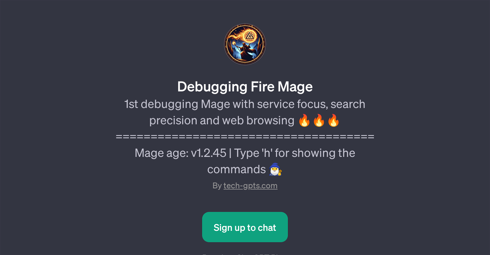 Debugging Fire Mage website