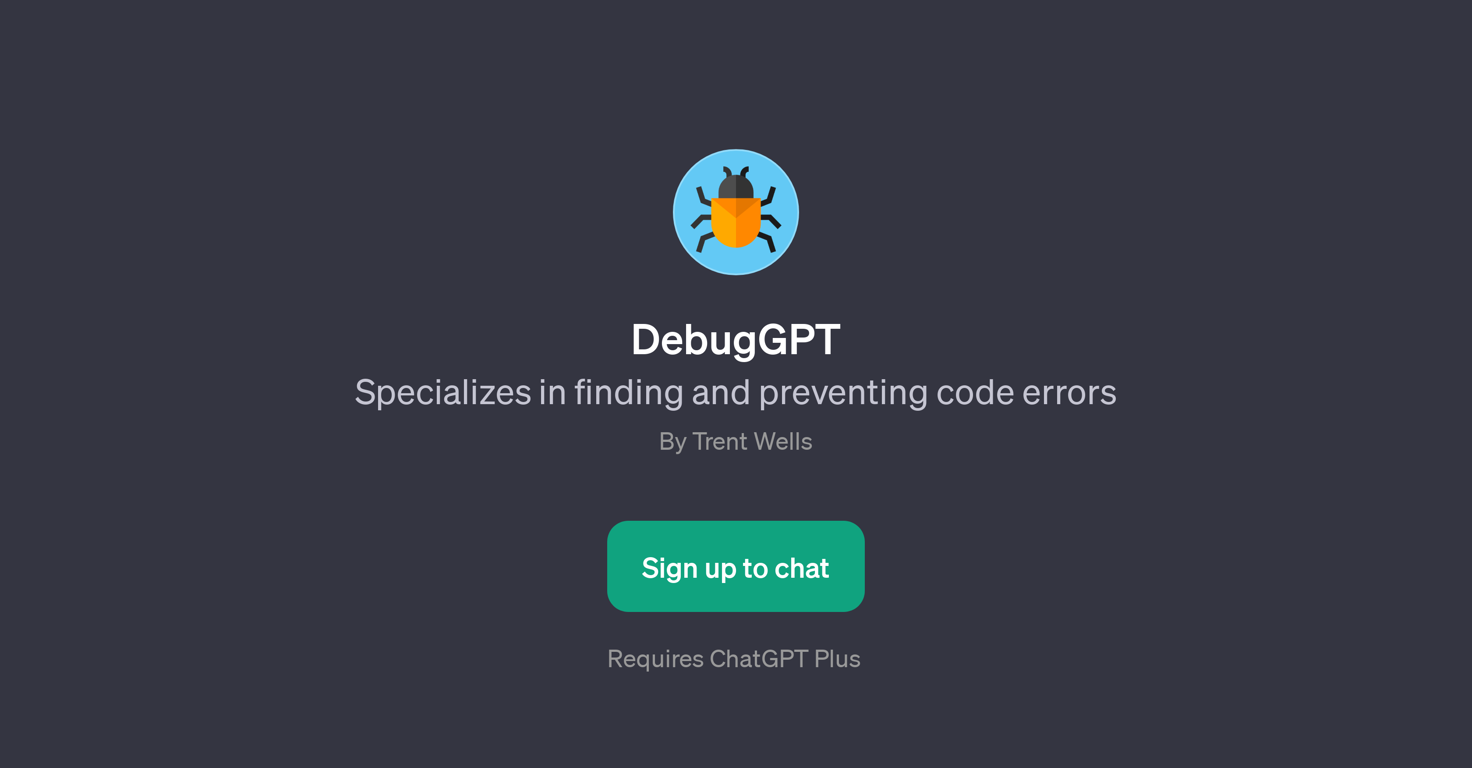 DebugGPT website