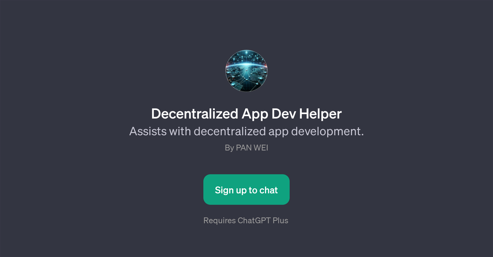 Decentralized App Dev Helper website