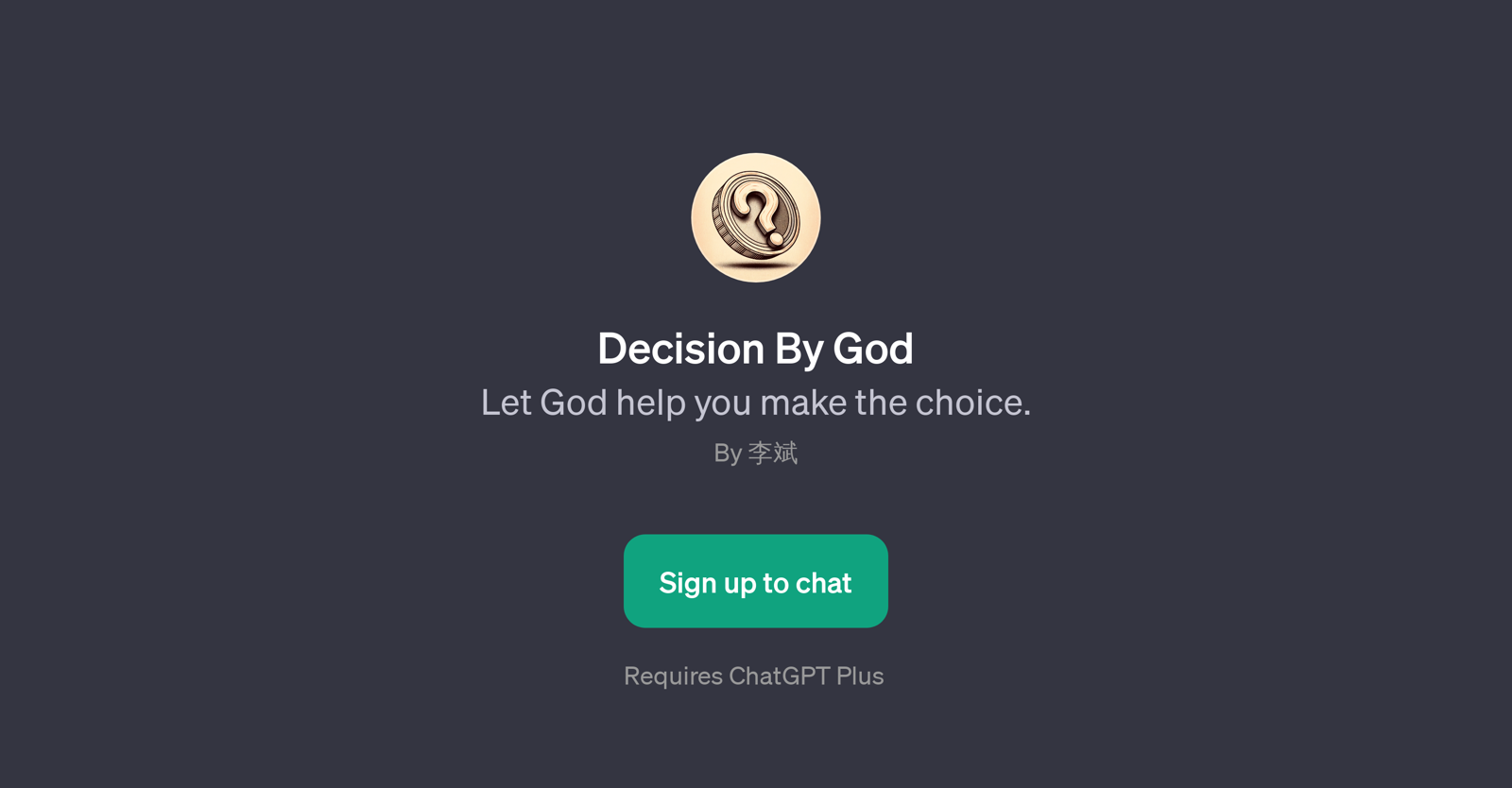 Decision By God website