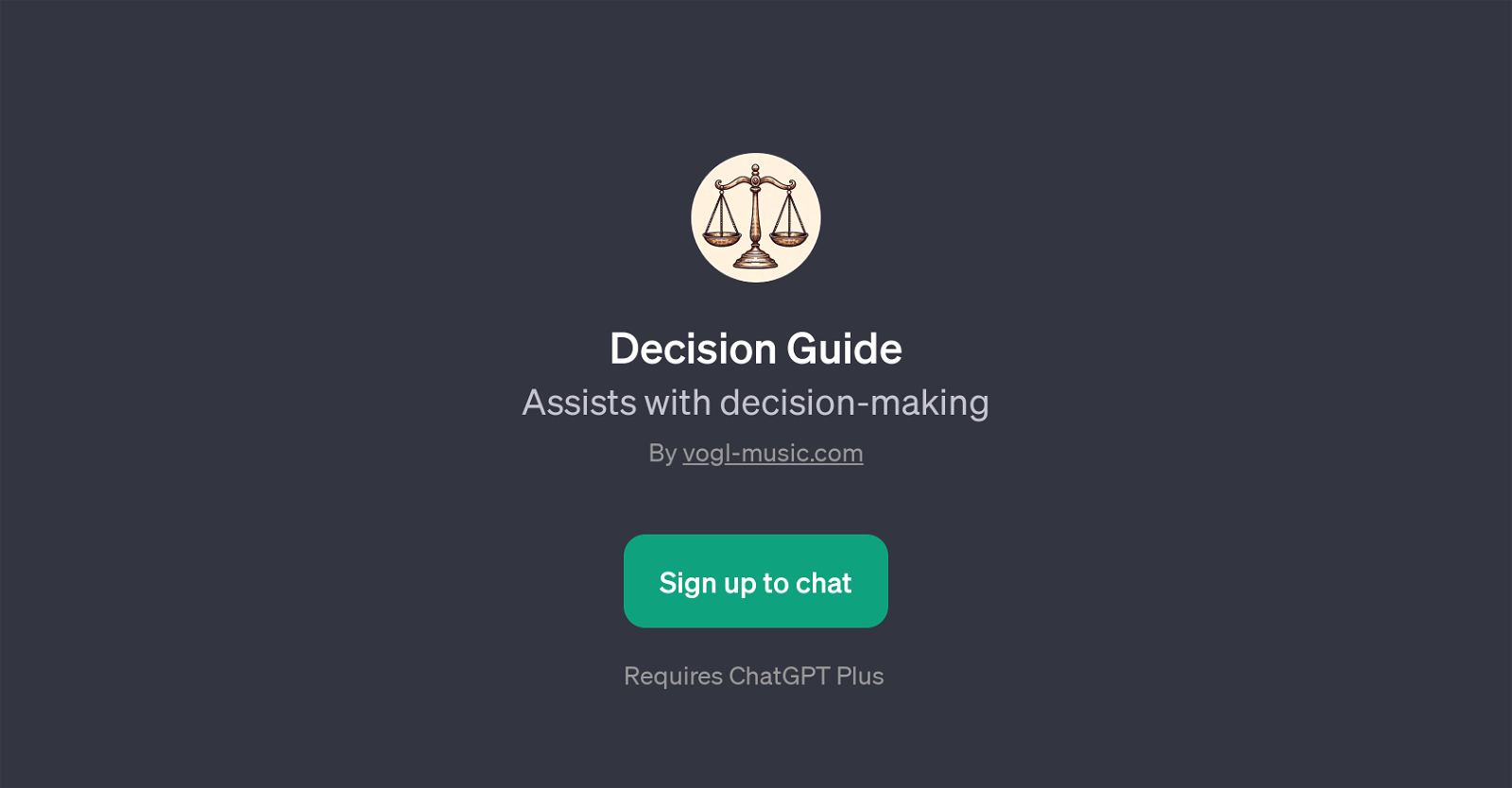 Decision Guide website