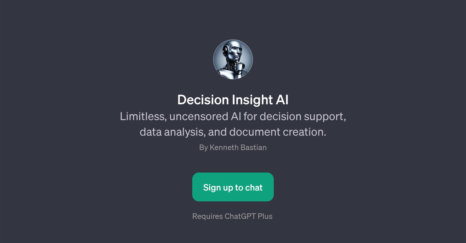 Decision Insight AI website