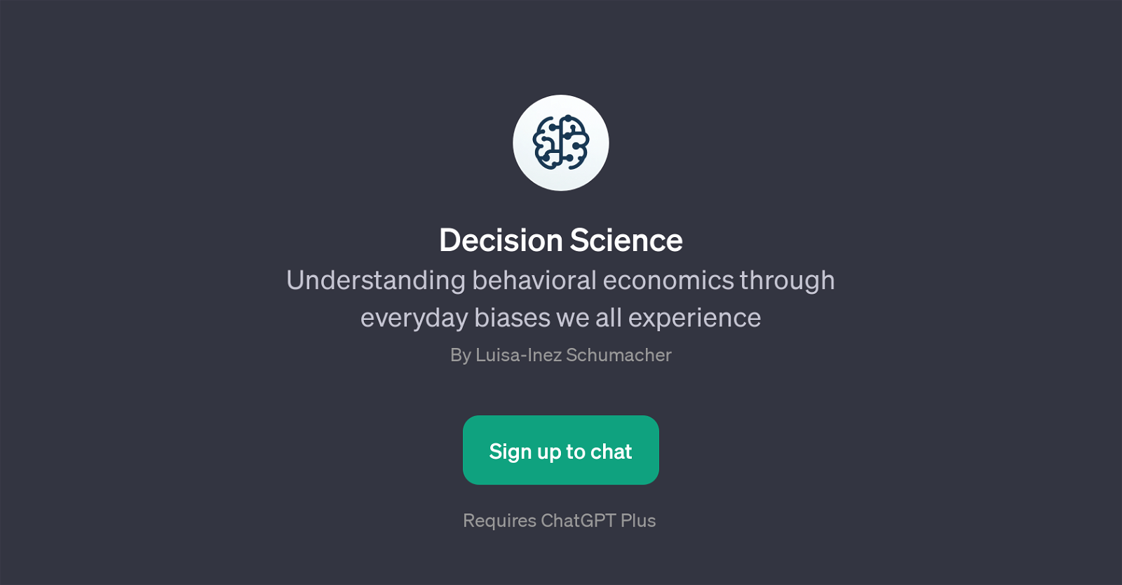 Decision Science website