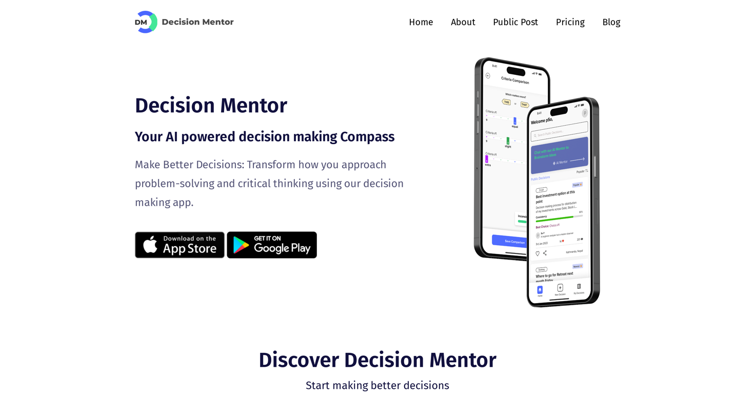 Decisionmentor website