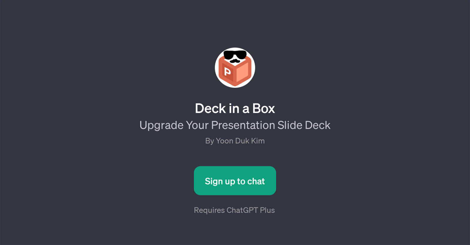 Deck in a Box website