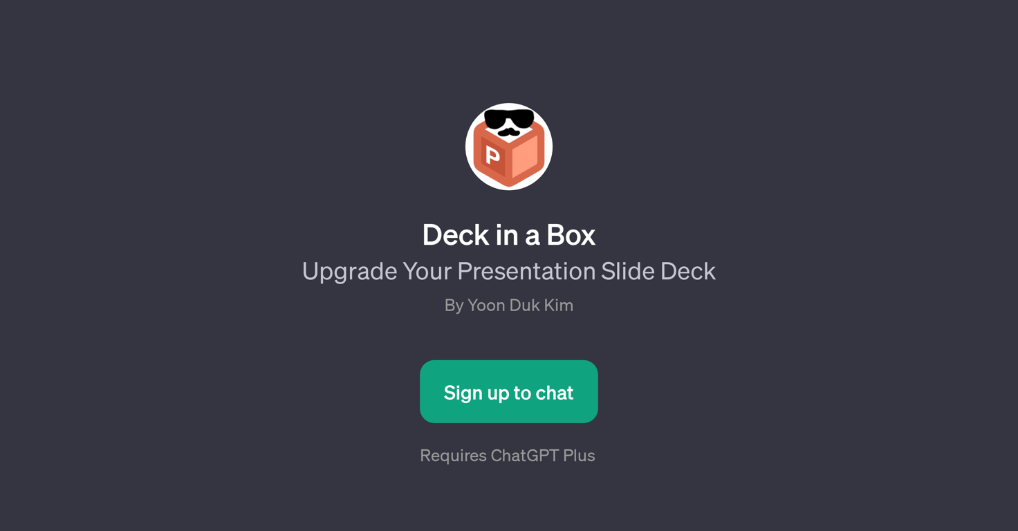 Deck in a Box website