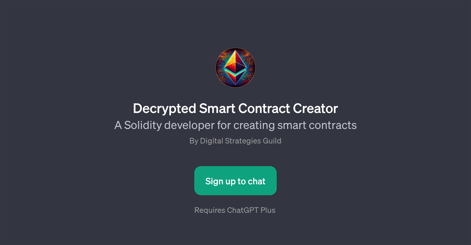 Decrypted Smart Contract Creator website