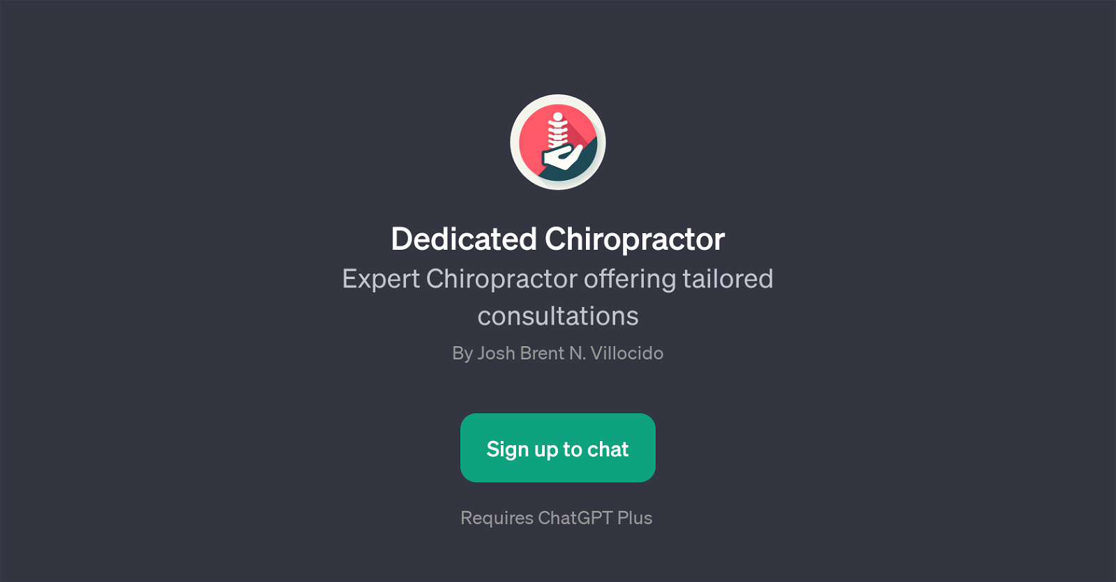 Dedicated Chiropractor website