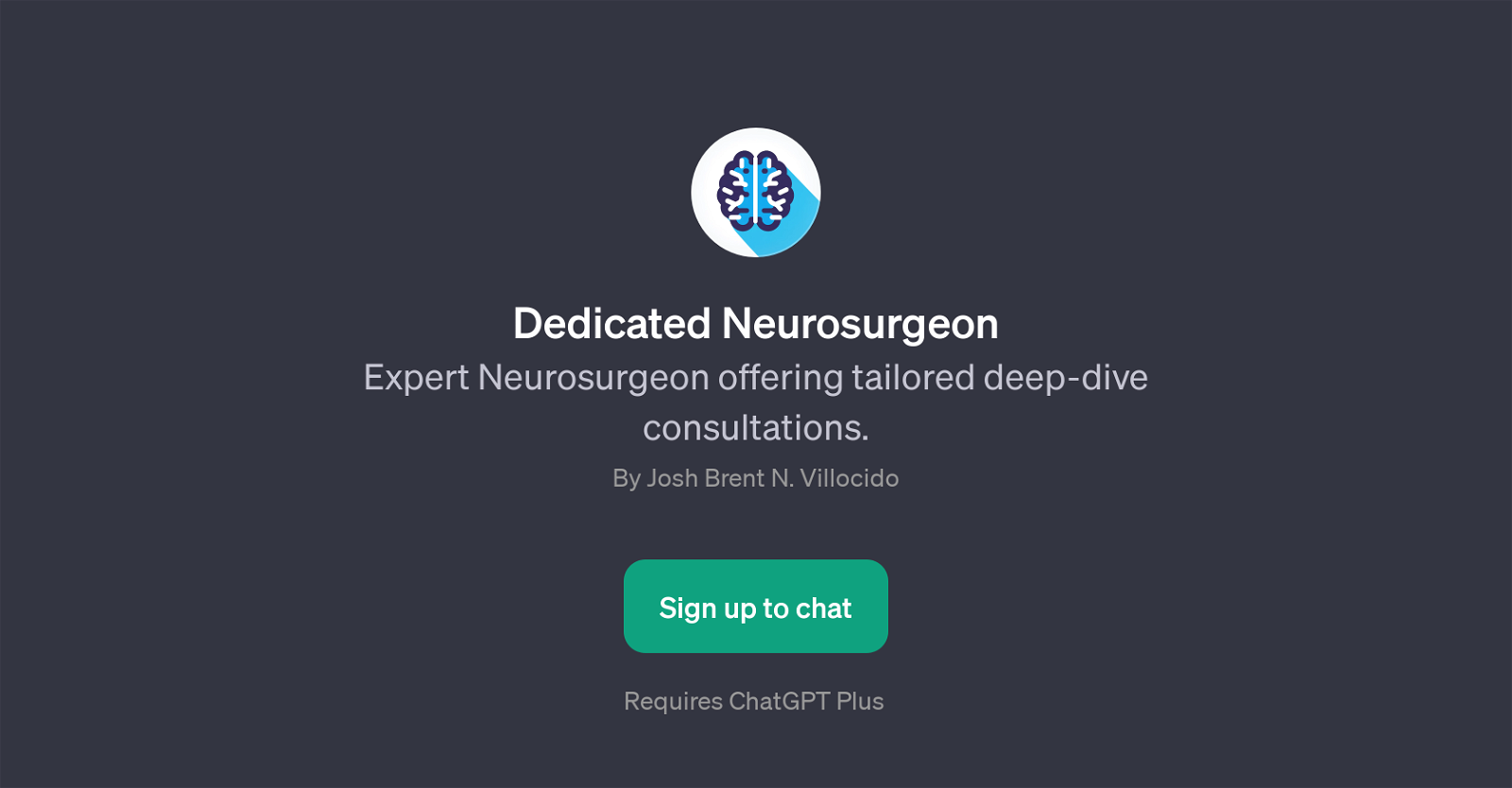 Dedicated Neurosurgeon website