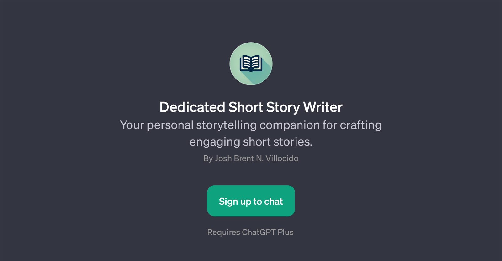 Dedicated Short Story Writer website