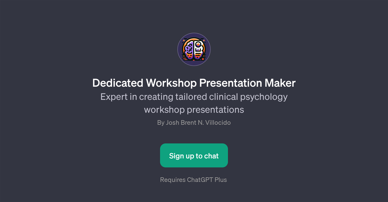 Dedicated Workshop Presentation Maker website