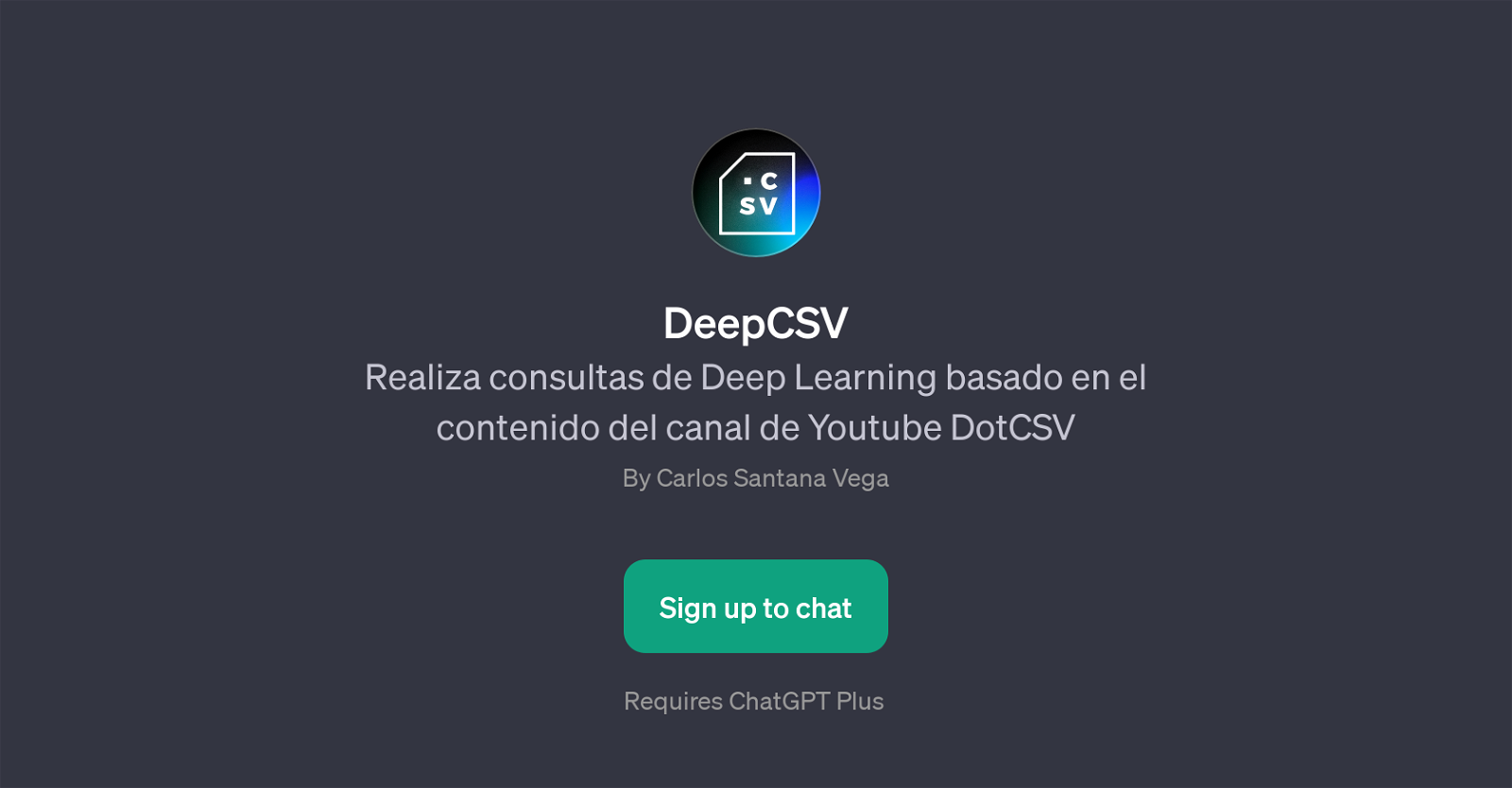 DeepCSV website