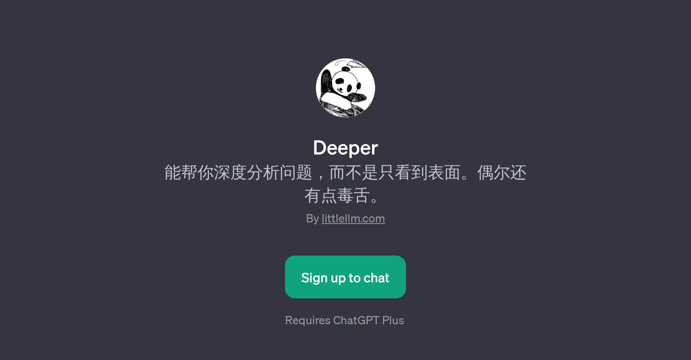 Deeper website