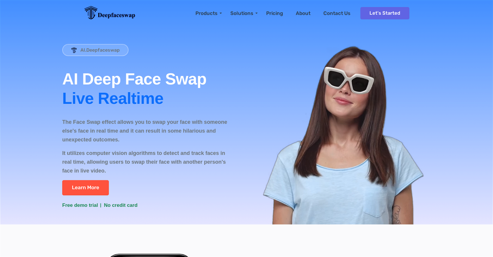 Deepfaceswap website