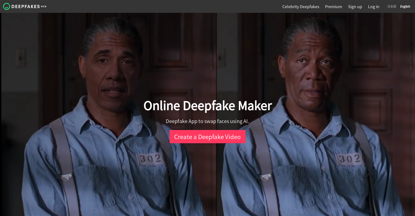 Deepfakesweb website