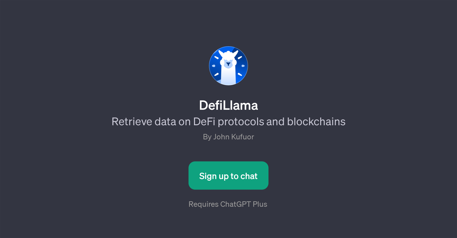 DefiLlama website