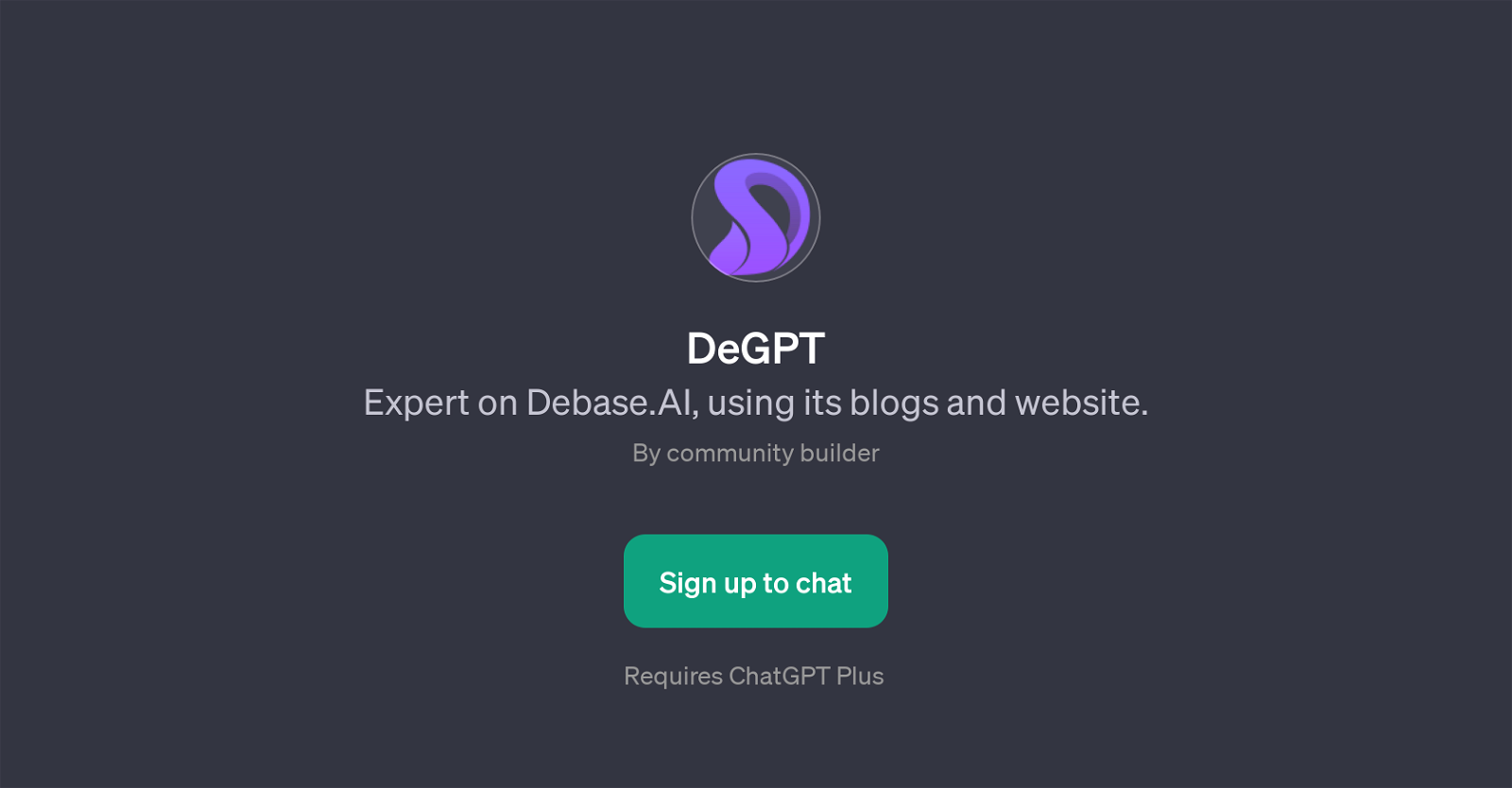 DeGPT website