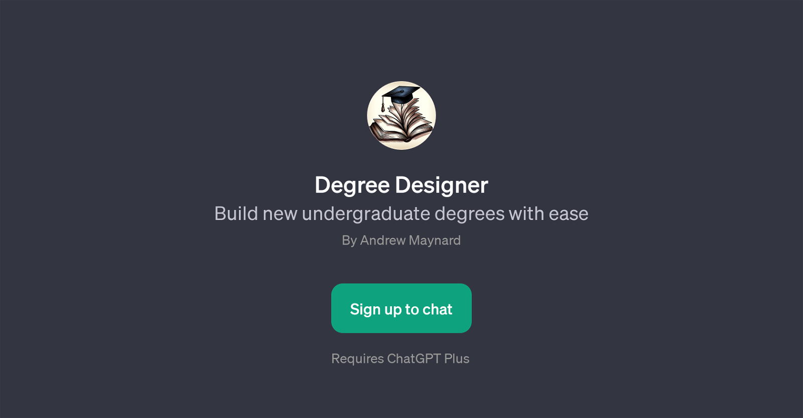 Degree Designer website
