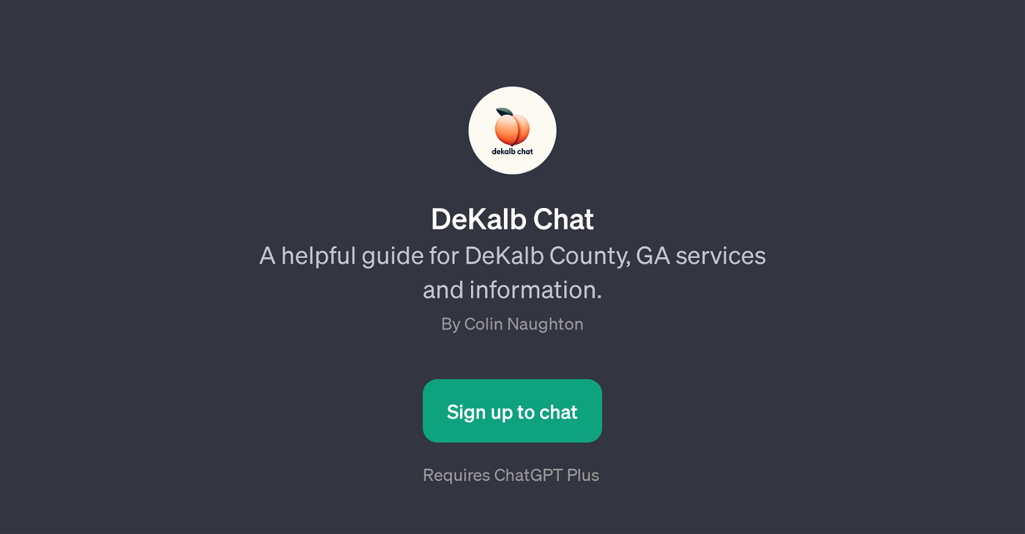 DeKalb Chat website