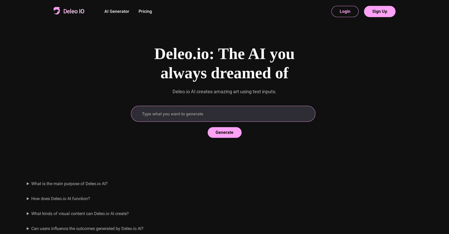 Deleo website