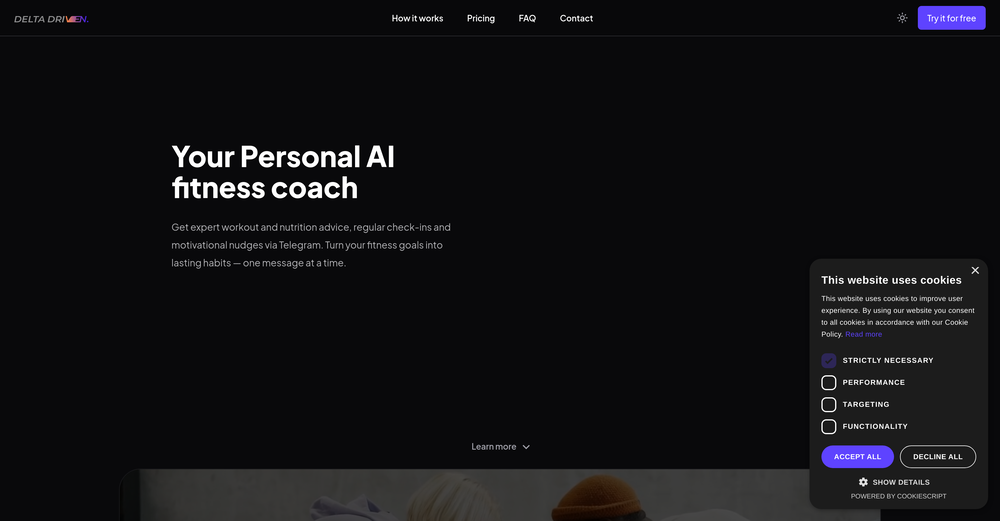 Delta Driven website