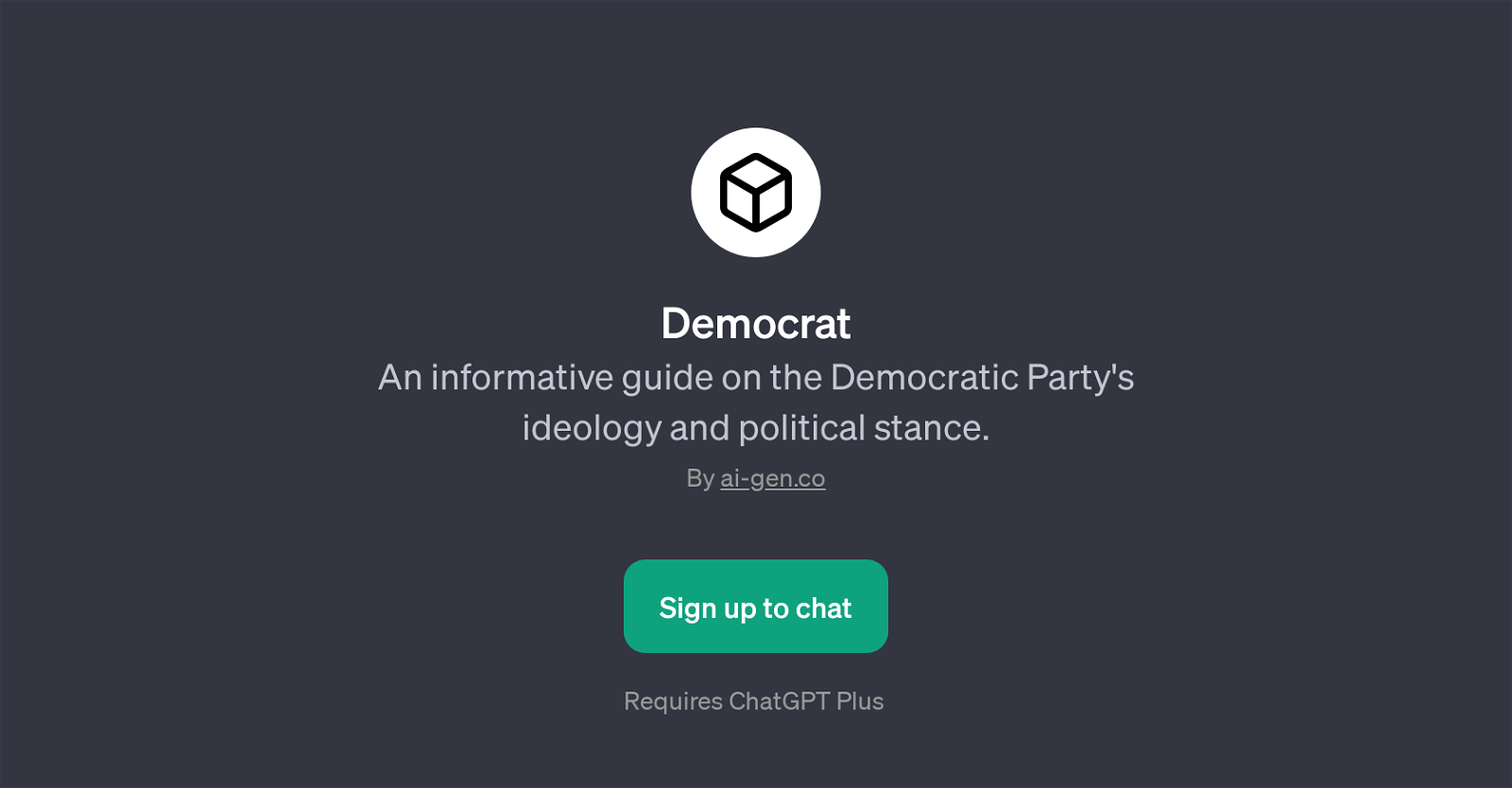 Democrat website