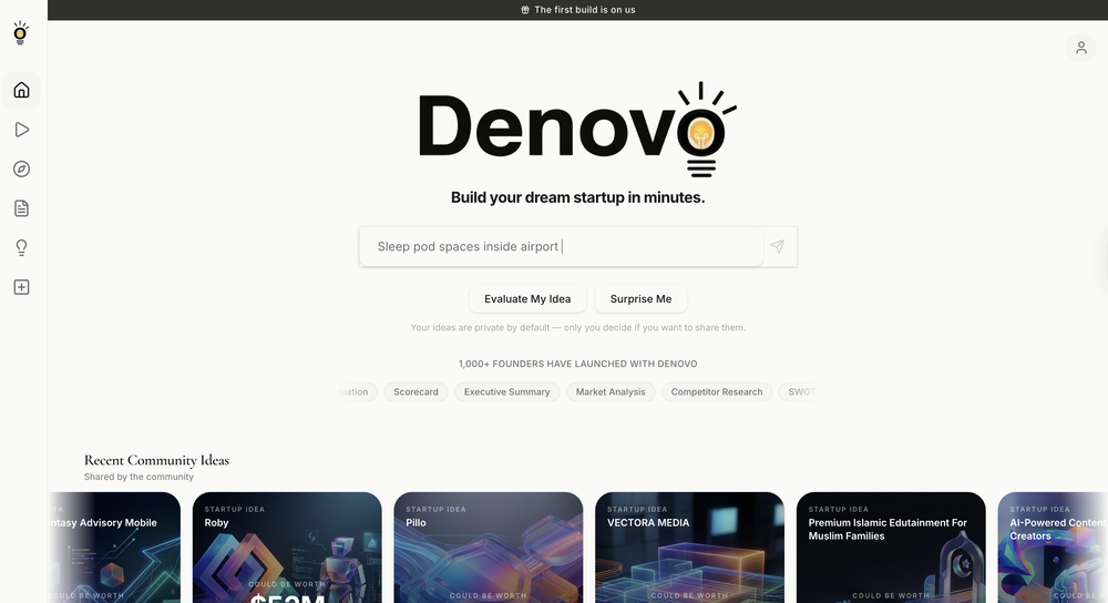 Denovo website