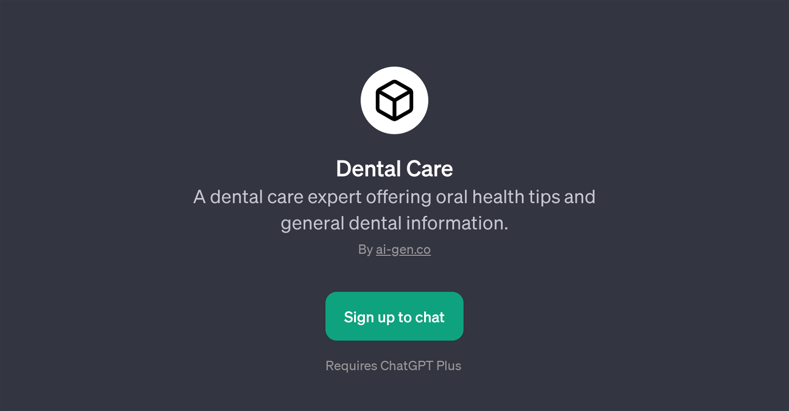 Dental Care website