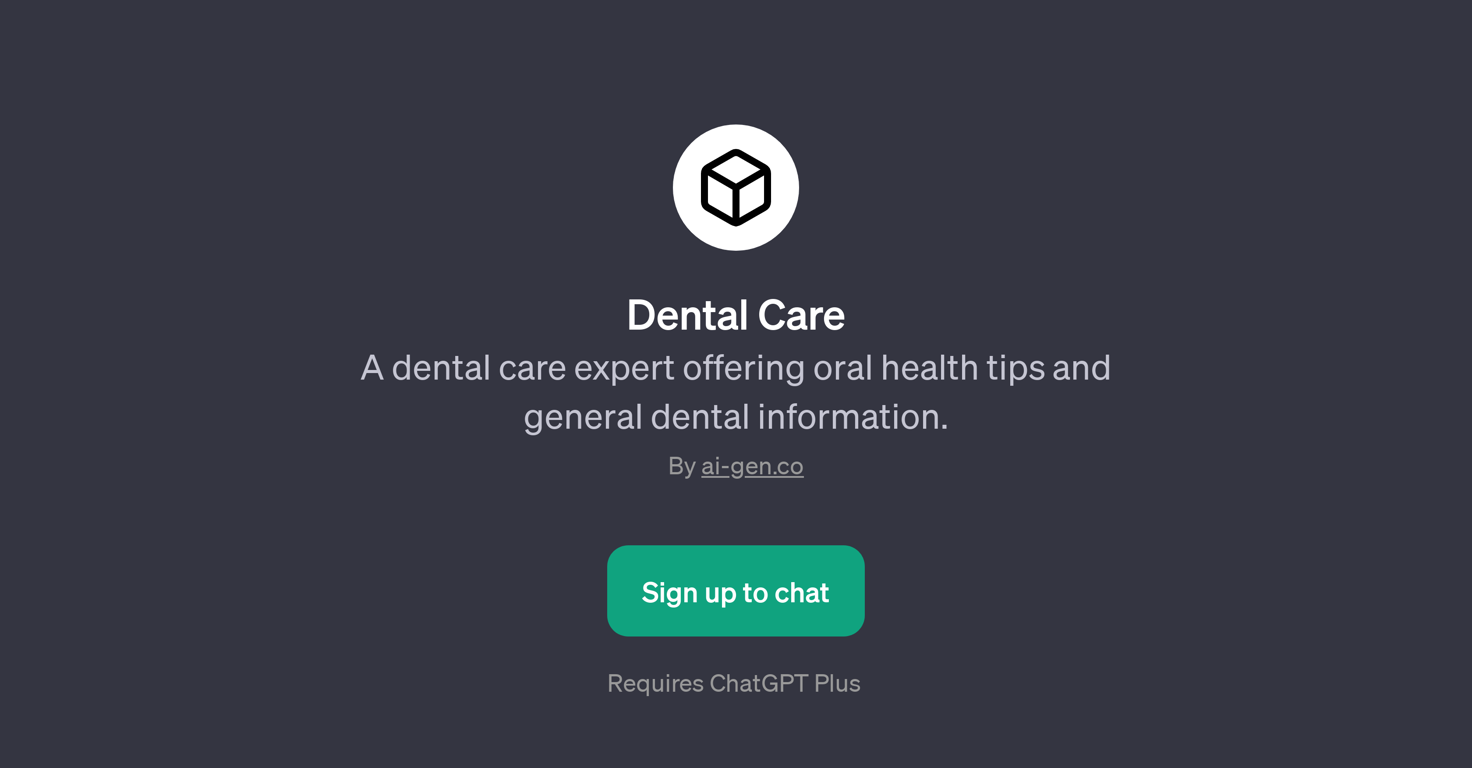 Dental Care website