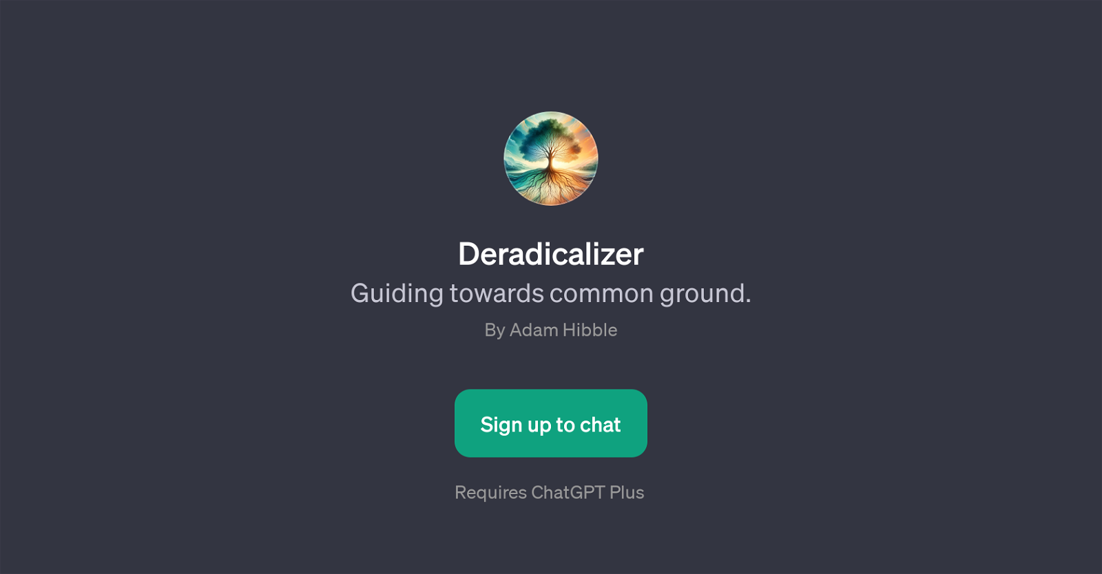Deradicalizer website