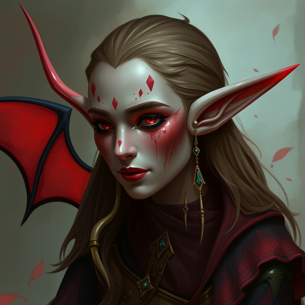 Description Generator Half-elf Vampire website