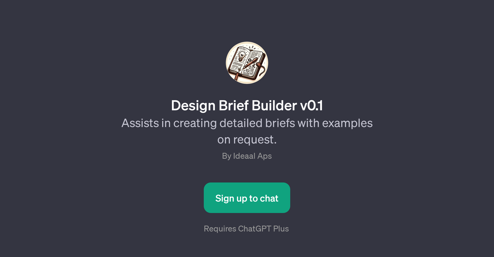 Design Brief Builder v0.1 website