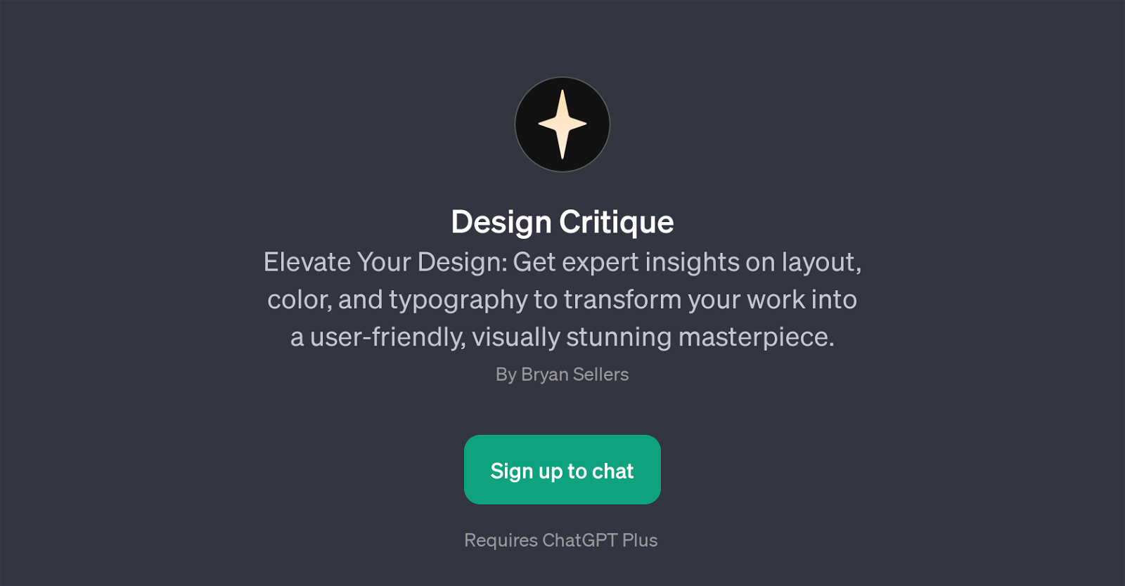 Design Critique website