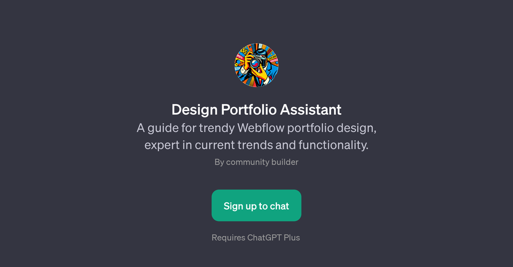 Design Portfolio Assistant website