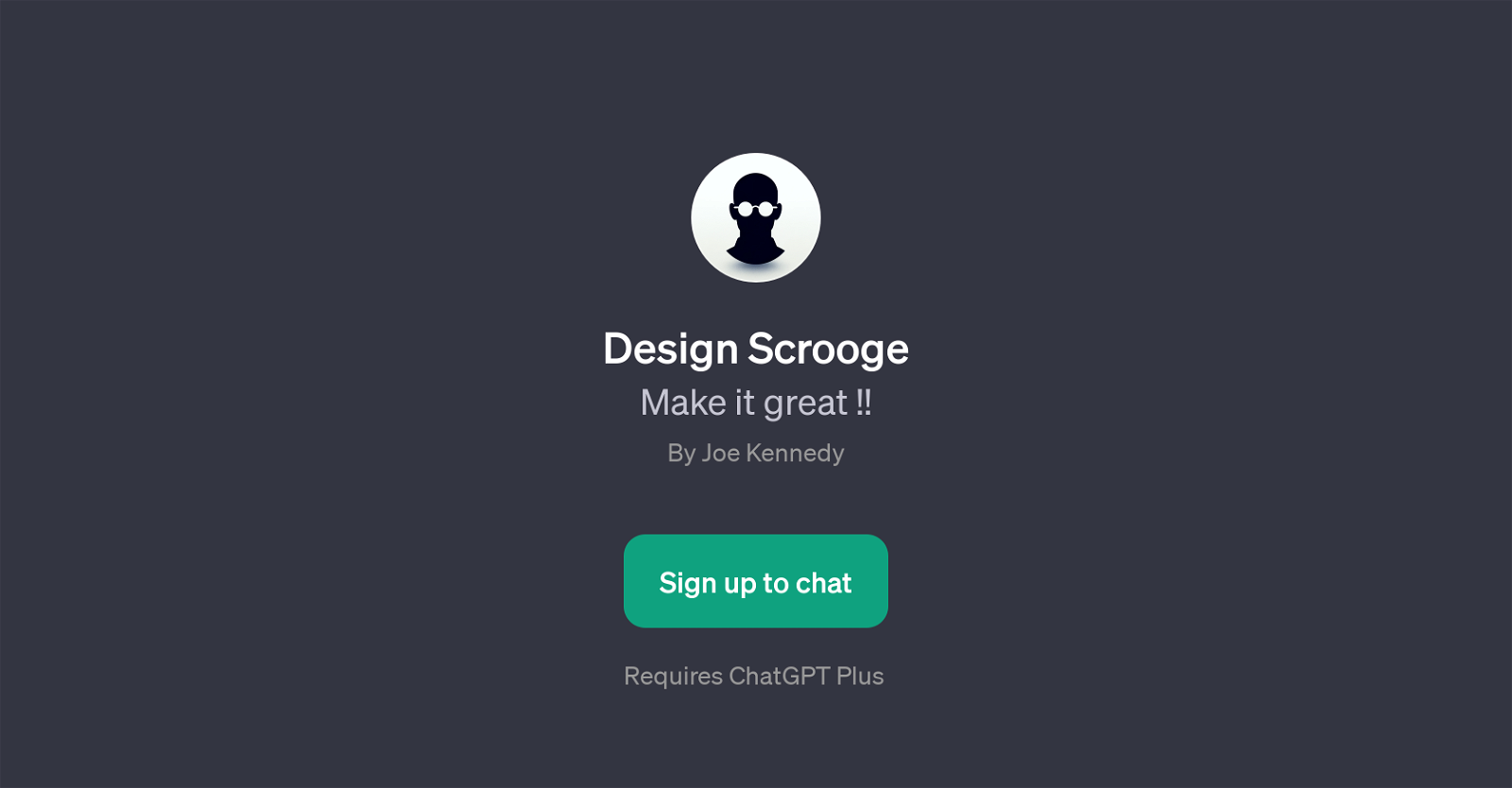 Design Scrooge website
