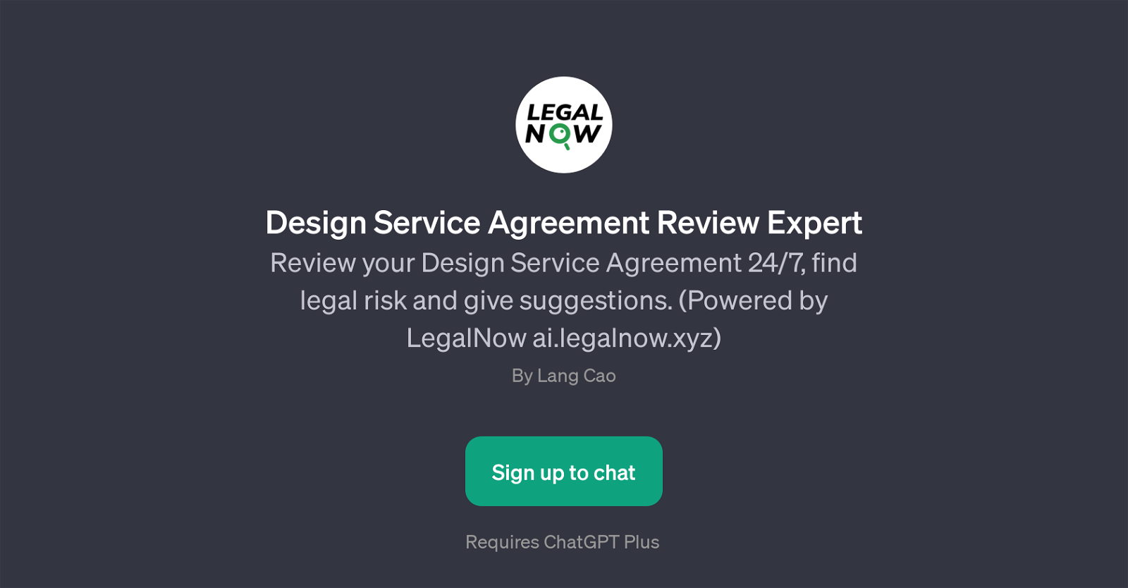 Design Service Agreement Review Expert website