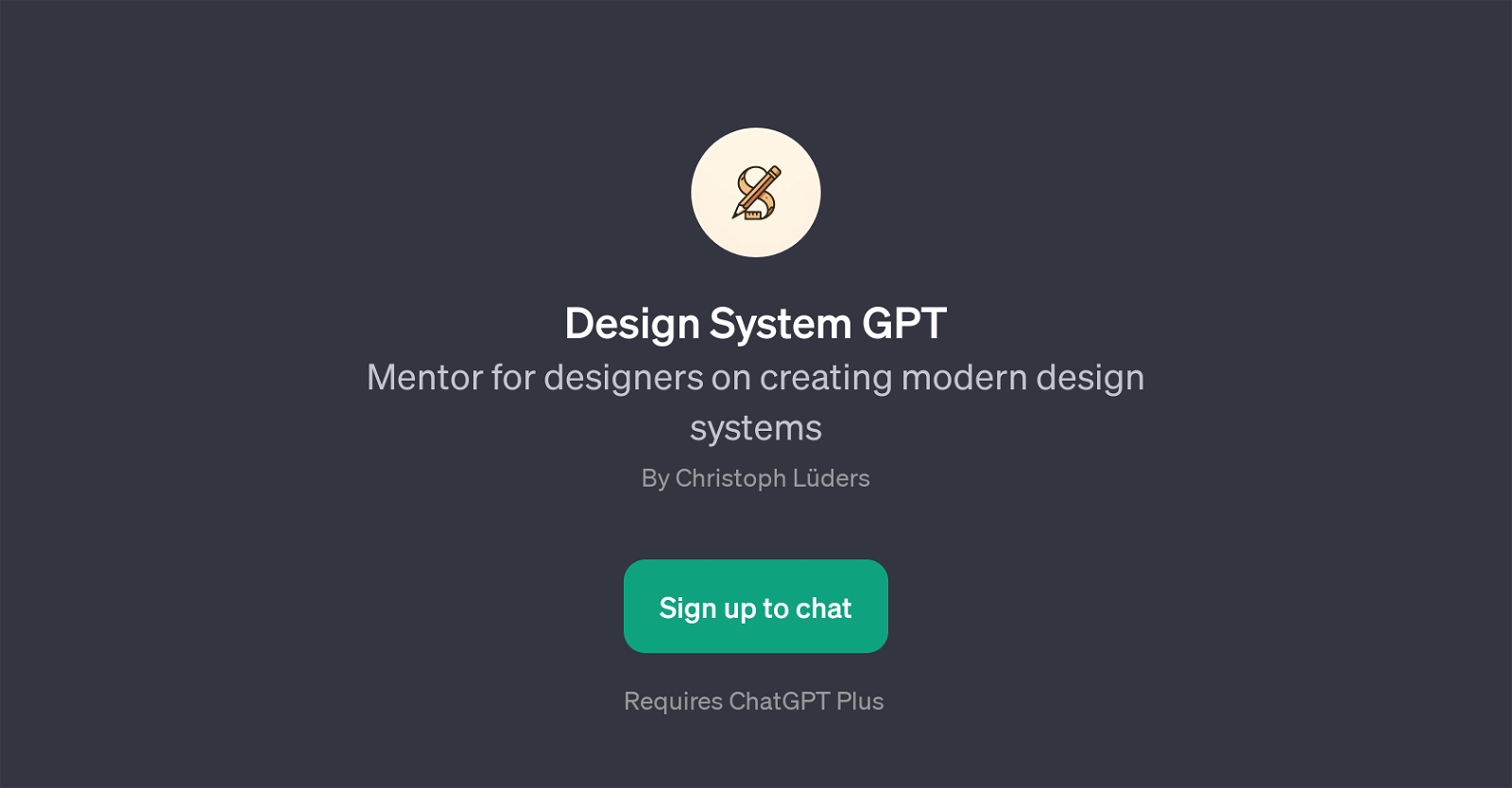 Design System GPT website