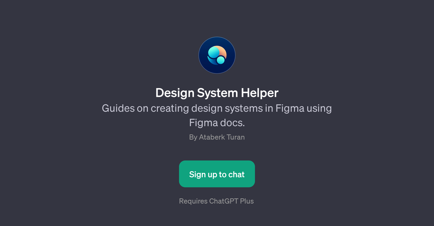Design System Helper website