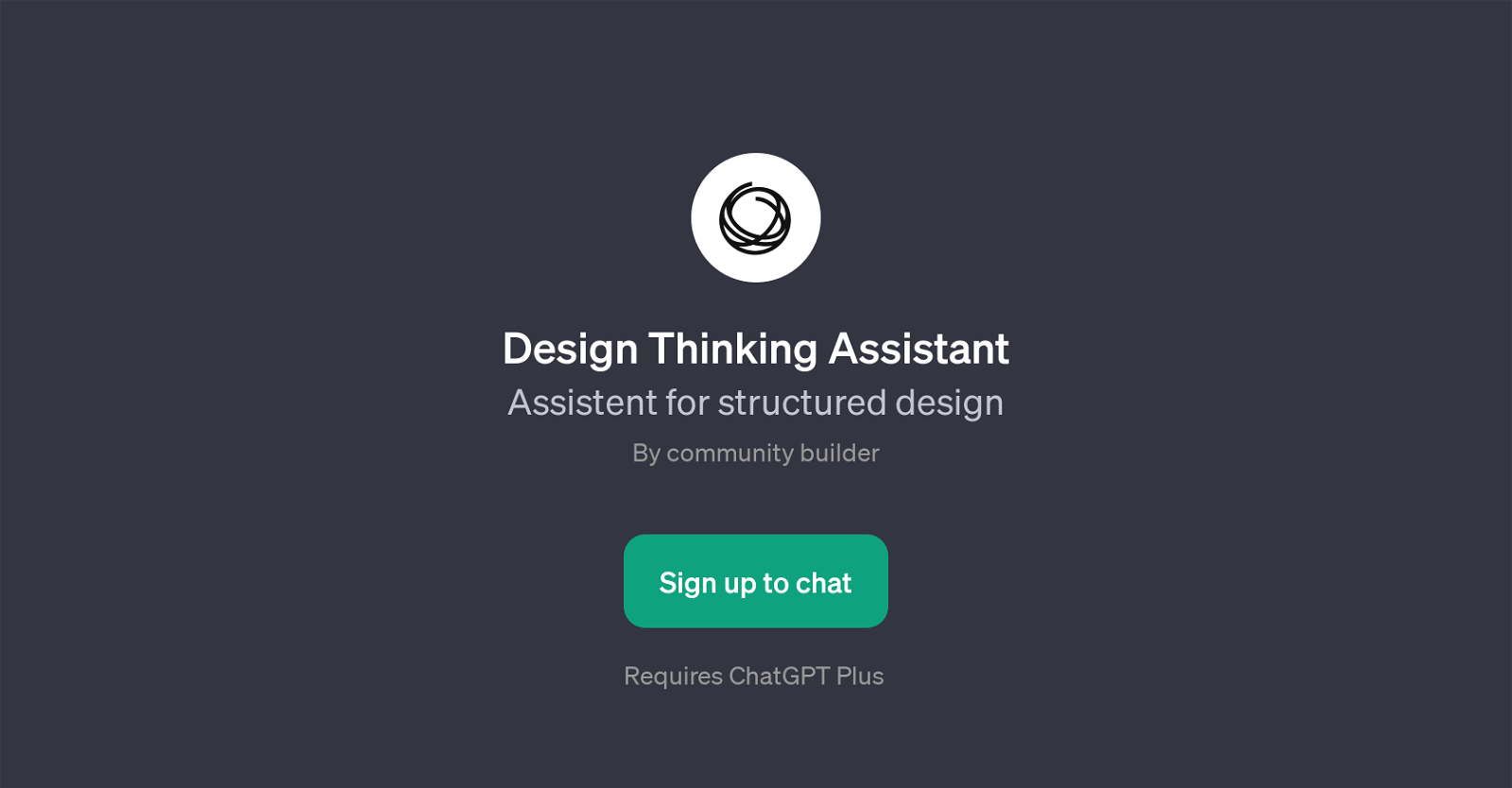 Design Thinking Assistant website