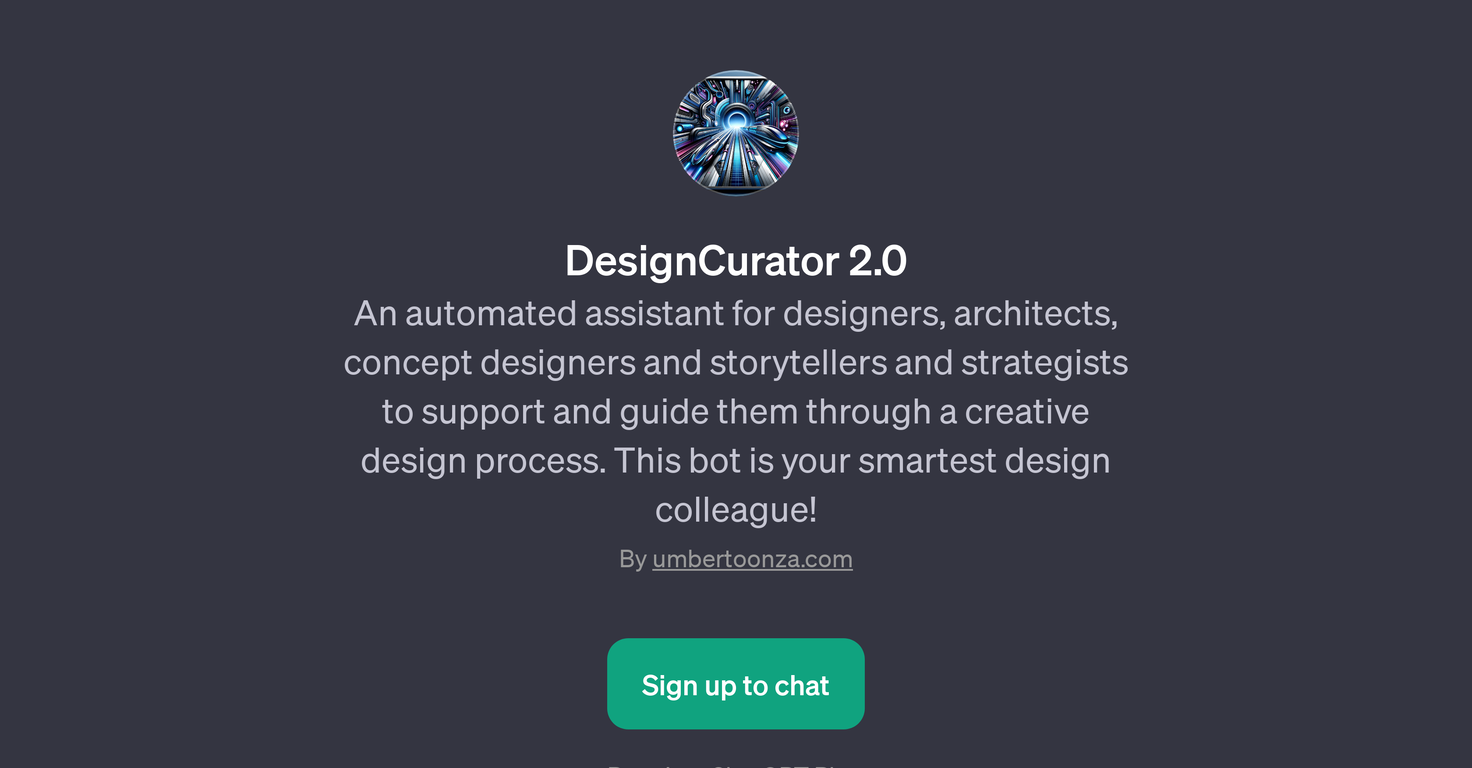 DesignCurator 2.0 website